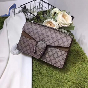 Gucci Dionysus small GG shoulder bag Brown